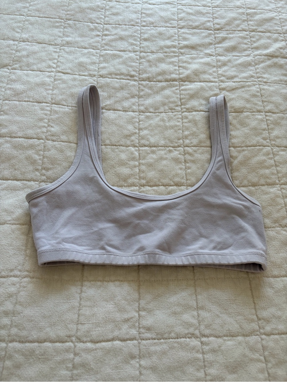 Everyday Scoop Neck Bralette - Light Lavender